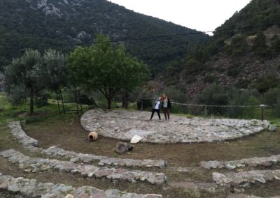 Methana Kameni Chora amphitheatre