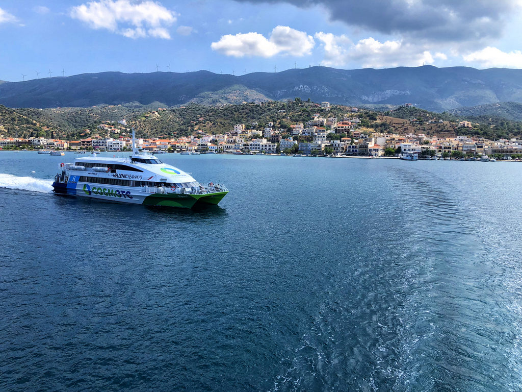 Ferry ride between Poros and Galatas