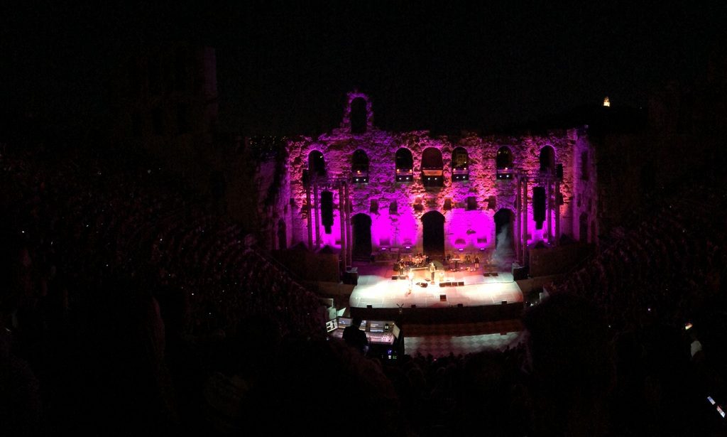 Sting and Shaggy at Odeon of Herod Atticus Athens