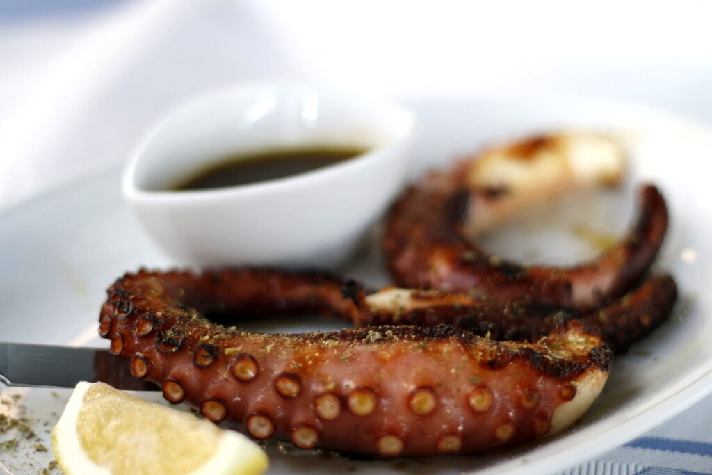 Top 15 dishes to try in Greece: Htapodi psito (grilled octopus)