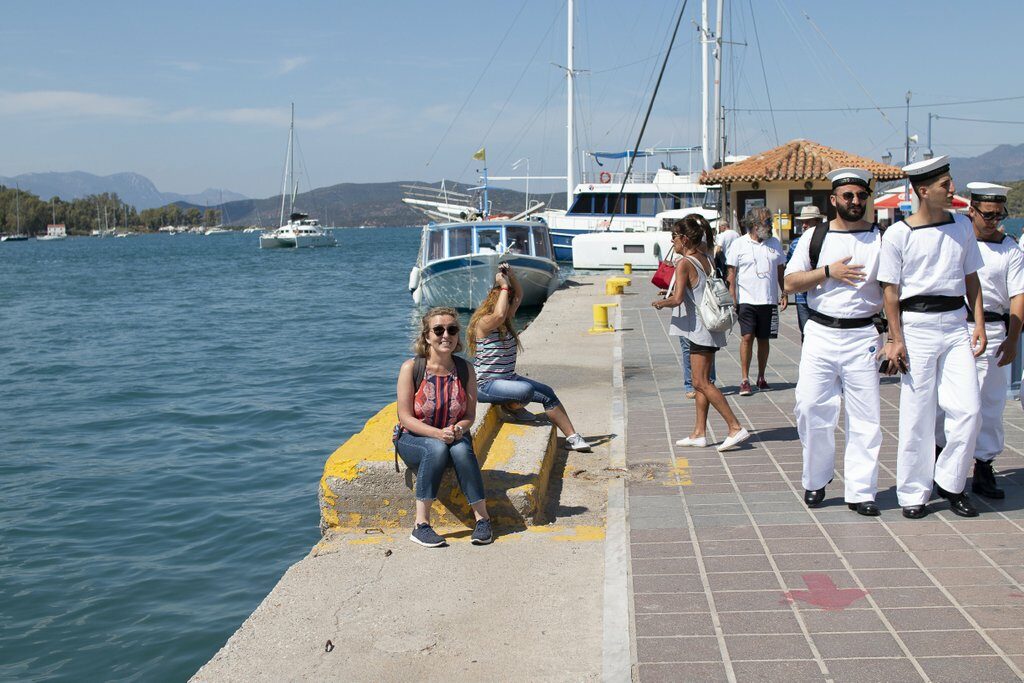 Marynarze na Poros, Grecja