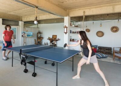 Play some ping pong at our common area