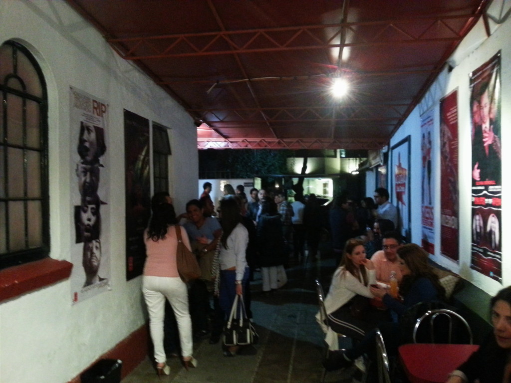 Teatro en Corto, Mexico City, during the interval