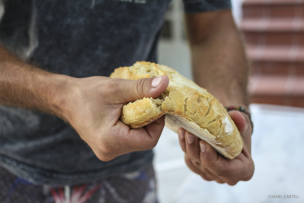 Bread baking and tasting at Live-Bio