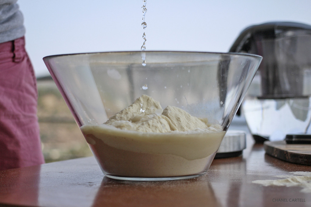 Water and flour as the most important ingredients