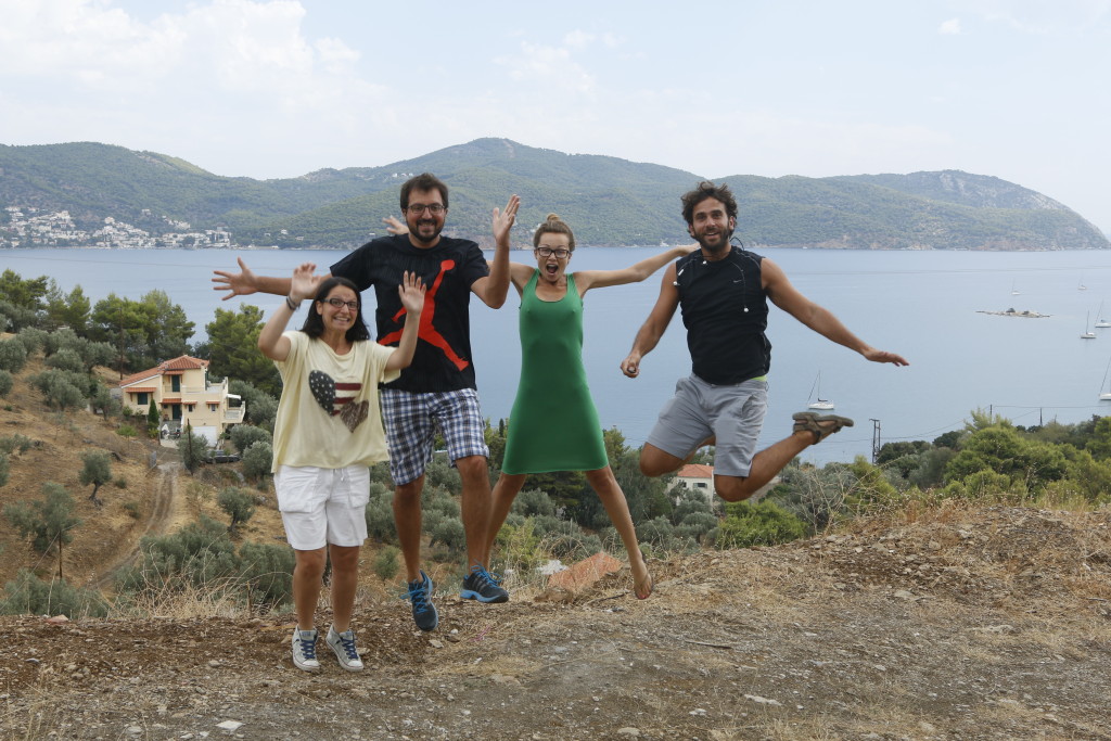 Silvia and Alberto from Italy and their great holiday in Greece