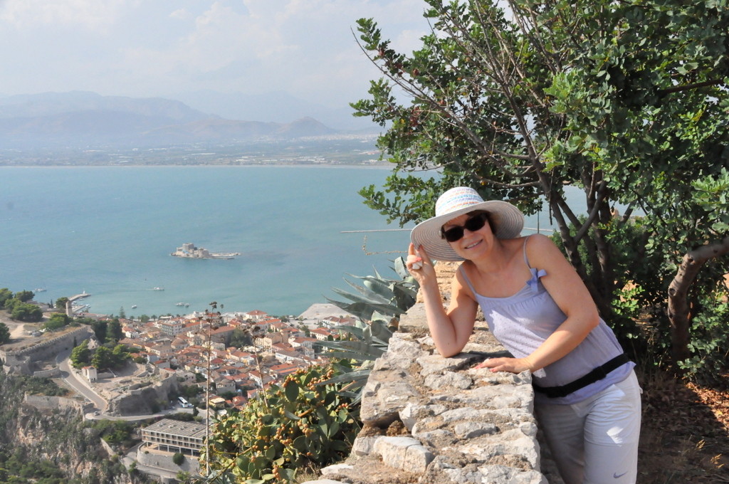 View from Palamidi castle in Nafplio