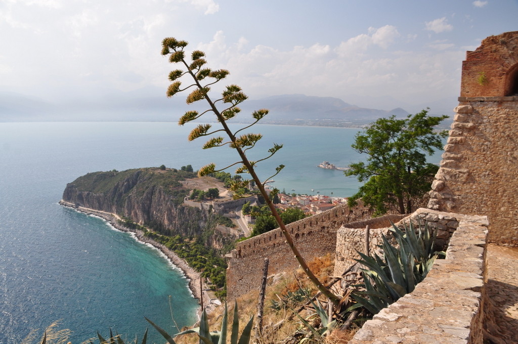 View from Palamidi castle in Nafplio