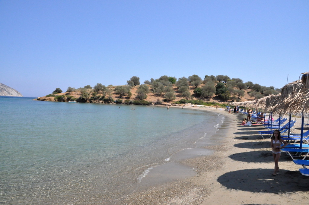 Aliki beach near Live-Bio