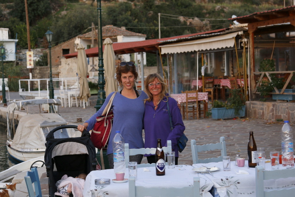 Lunch in the fishing village of Vathi, Methana