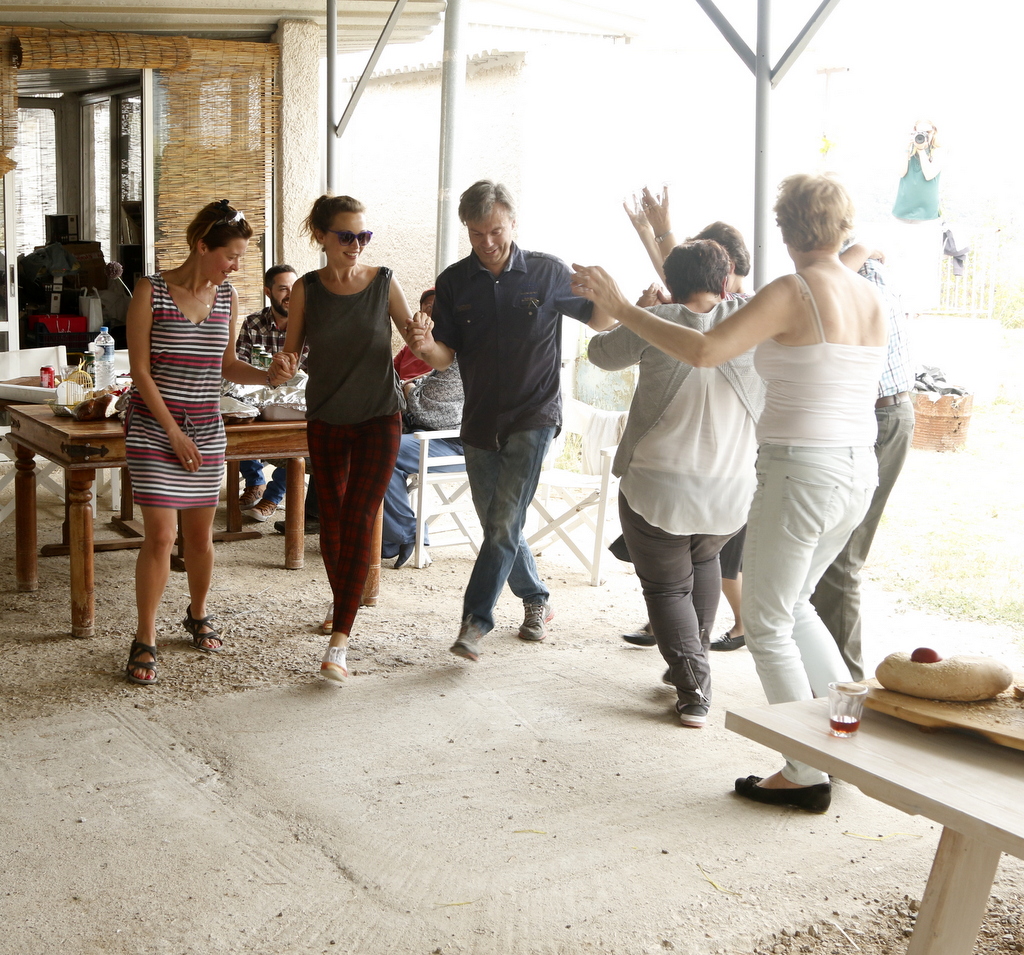 Greek dancing is also great bonding time!