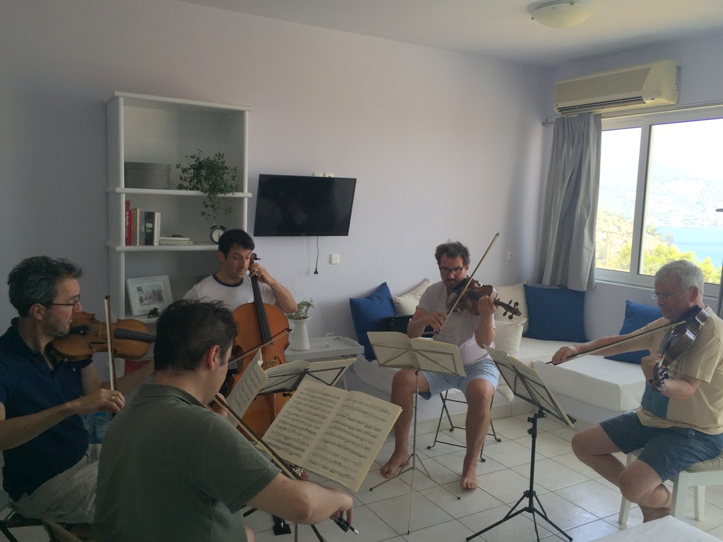 Saronic Chamber Orchestra Festival 2016 - practice at Live-Bio