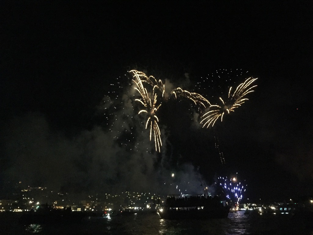 The Armata Spetses fireworks show