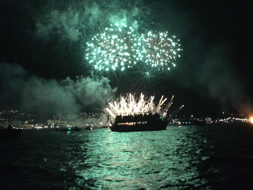 The Armata Spetses fireworks show