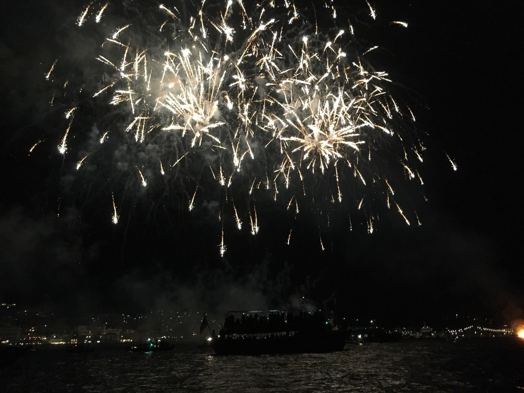 The Armata Spetses fireworks show