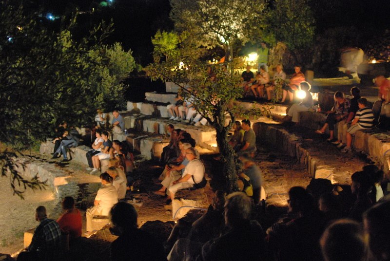 Methana amphitheatre at the foot of the volcano