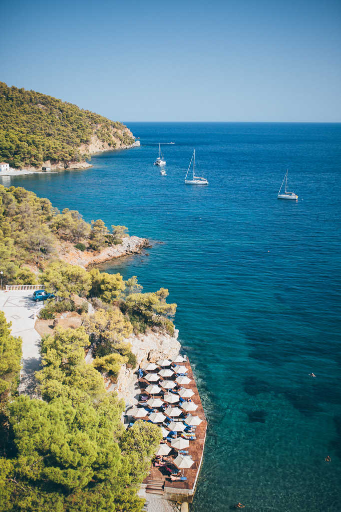 Best beaches on Poros and vicinity - Sirene Blue beach