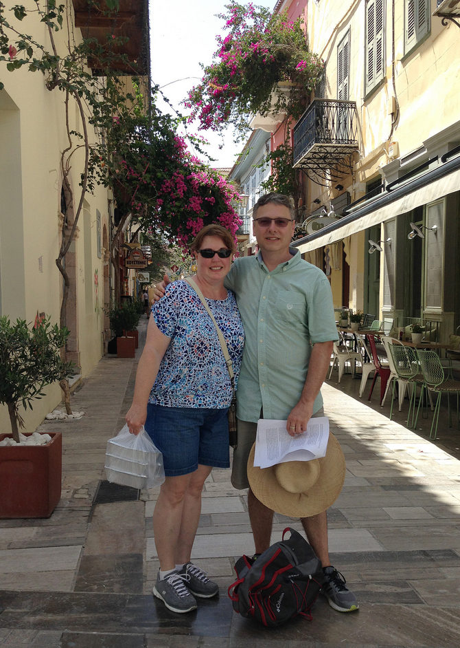 On a day trip to Nafplio