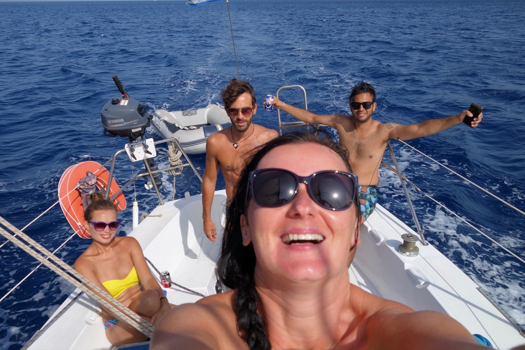 Sailing the Aegean sea