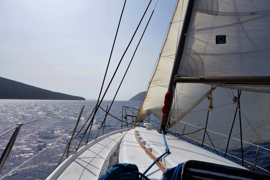 Sailing the Aegean sea
