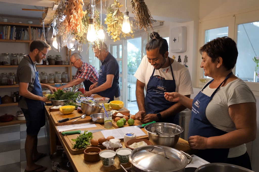 Cooking class with Katerina at Odyssey