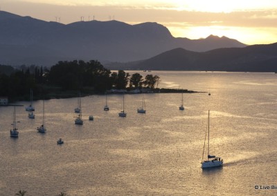 Poros sunset from the Clock Tower