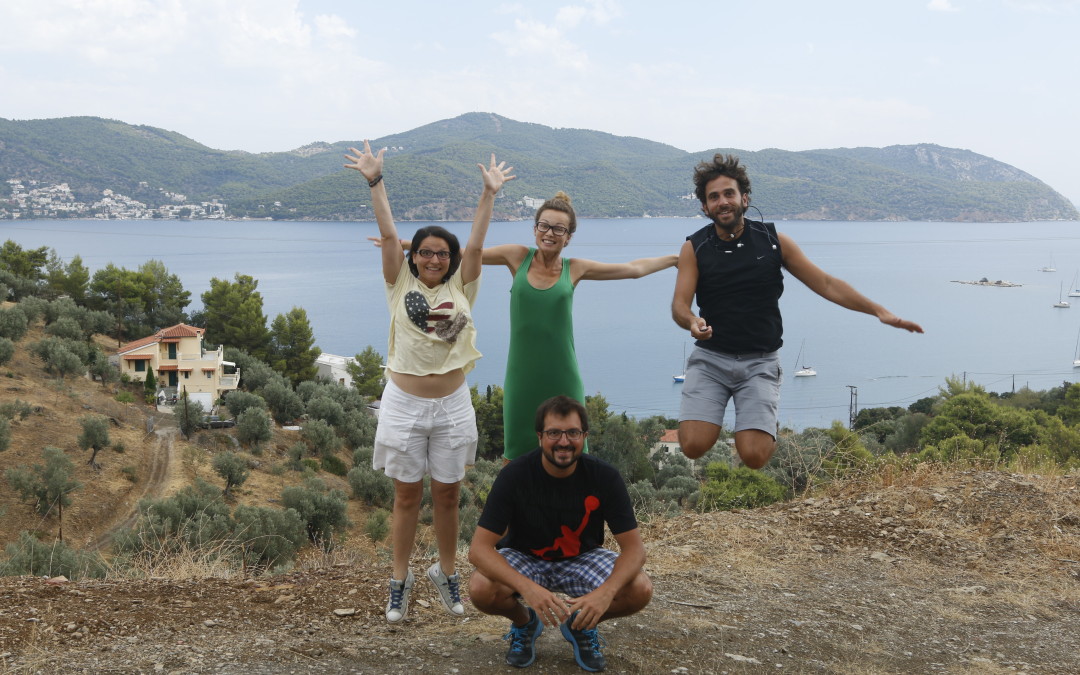 Silvia and Alberto from Italy and their great holiday in Greece