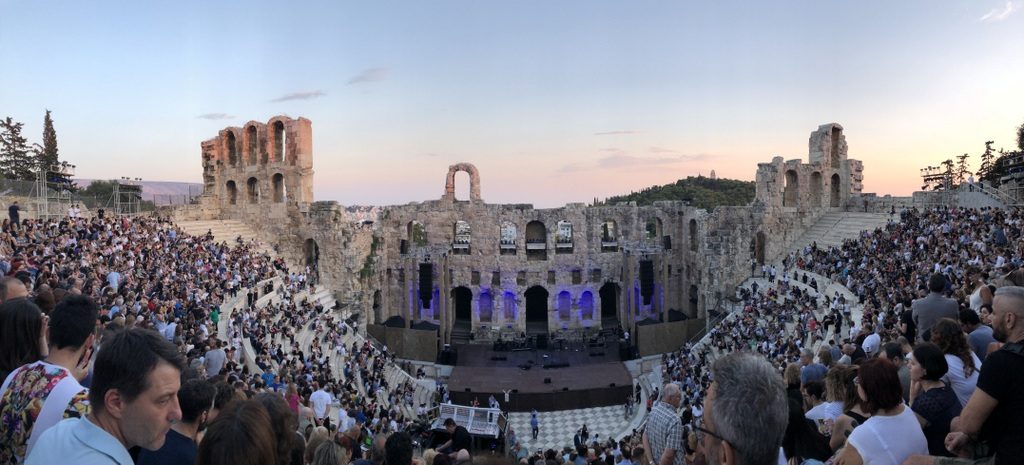 Sting and Shaggy at Odeon of Herod Atticus Athens