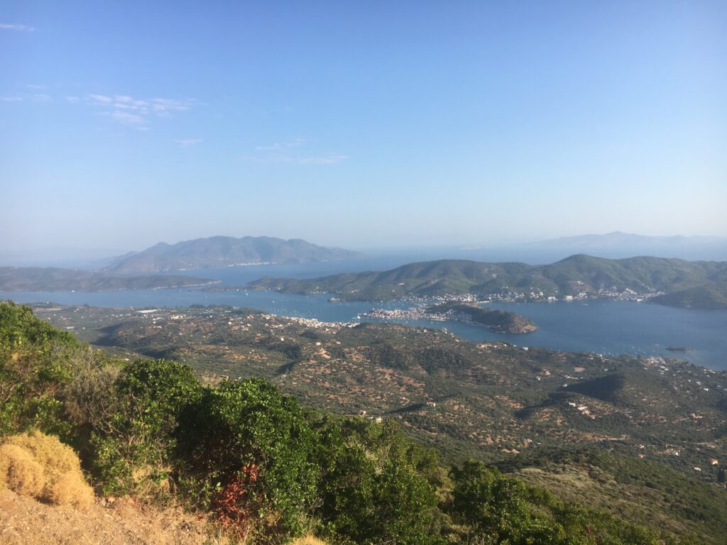 Trail running in Greece