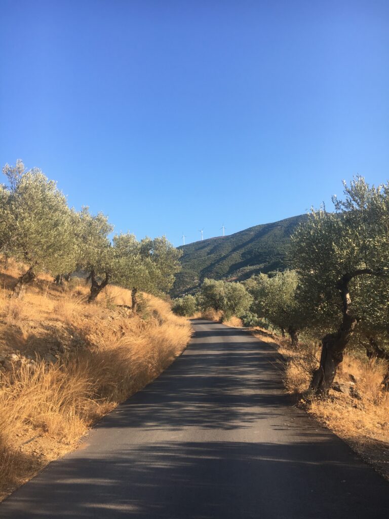Trail running in Greece
