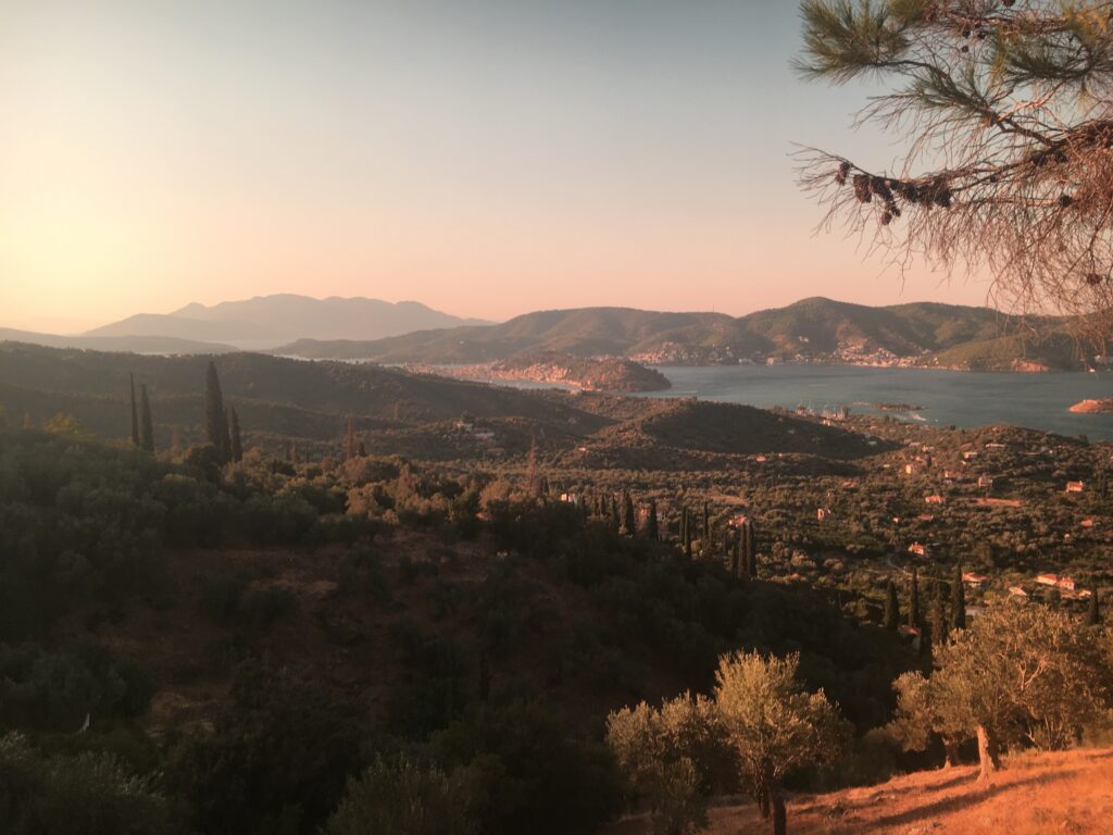 Trail running the Saronic Gulf